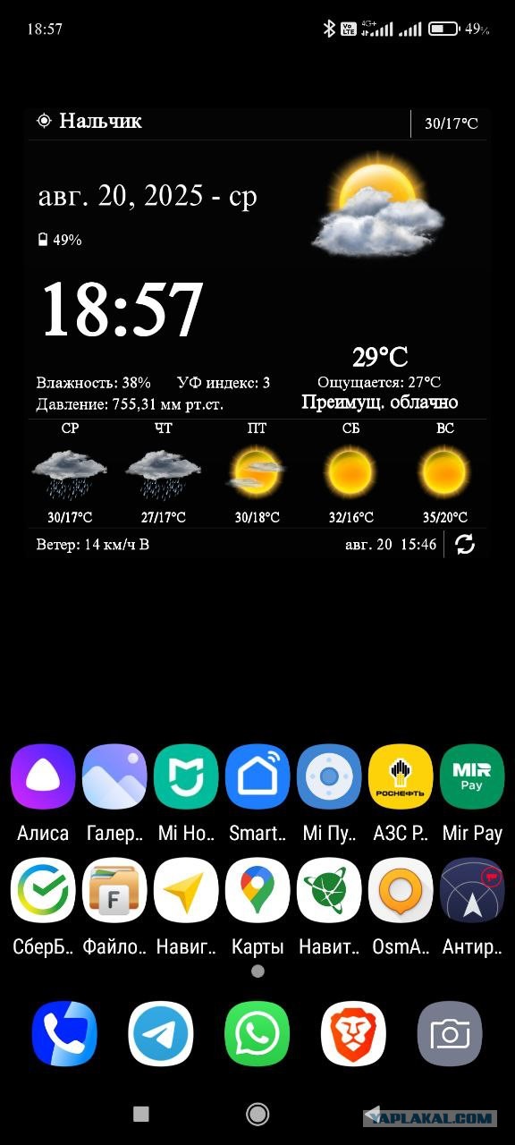А какие у вас обои на рабочем столе телефона?