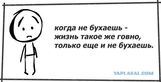 Сегодня испытал истинный восторг от того, что я не пью!