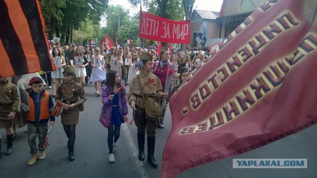 В Кишиневе проходит масштабный Марш Победы