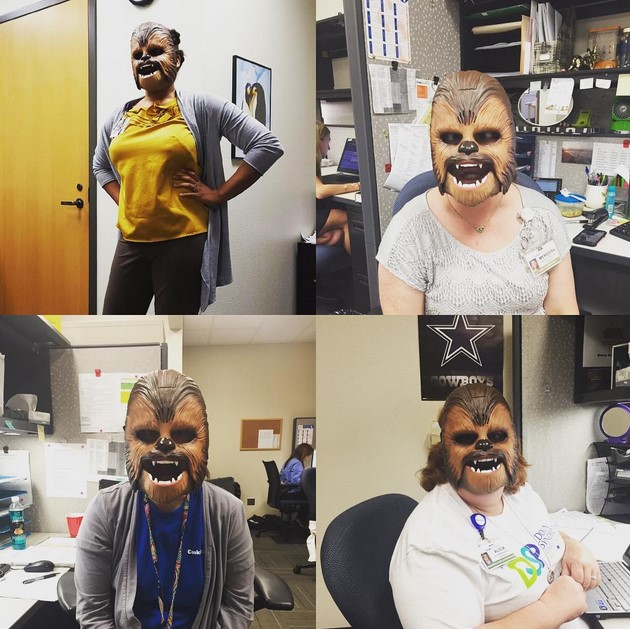 Веселая Чубакка: как американка сделала популярной маску персонажа из «Звездных войн»