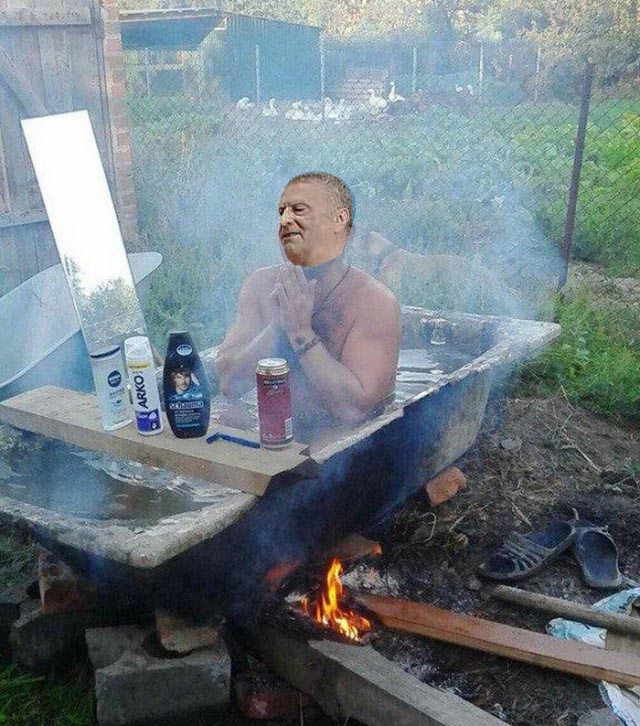 Купание Жириновского. Зажабили