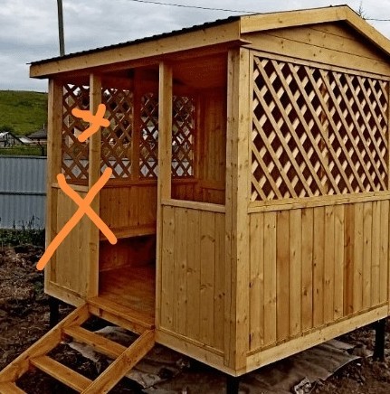 Купил беседку за 20 т.р. на дачу. Сосед ржёт!