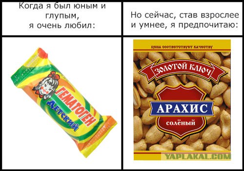 Фотожаба: Когда я был юным и глупым