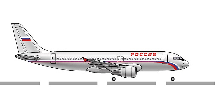 Поздравление днем, анимация самолета на карте