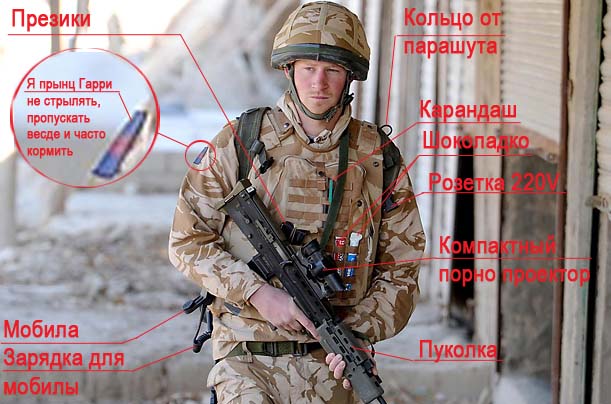 Принц Гарри новобранец в Афганистане