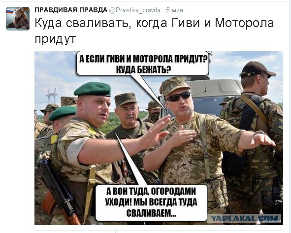 Банду геть! кричали они