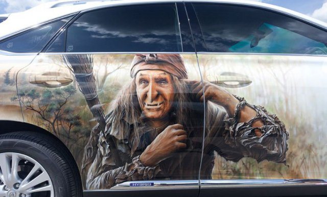 Прикольная  аэрография