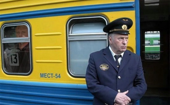 Фотожаба: Жириновский проводник