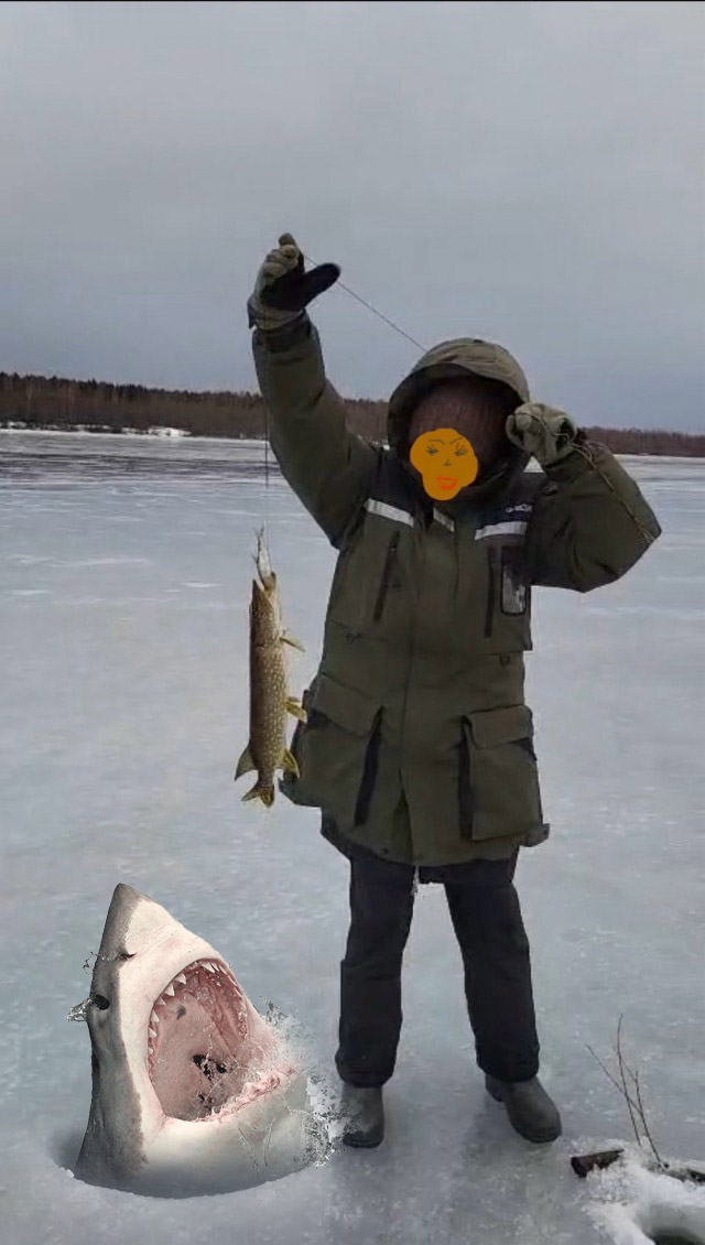 А я щуку поймала