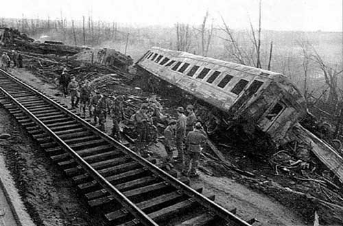 Крупнейшие железнодорожные катастрофы в СССР