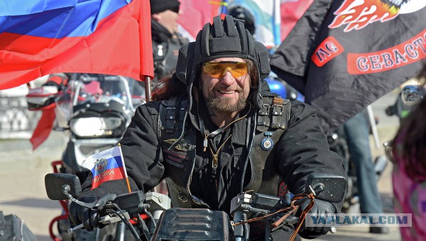 Ночные волки прибыли в Вену