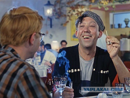 Нашел киноляп в "Кавказской пленнице", ранее никем не отмеченный
