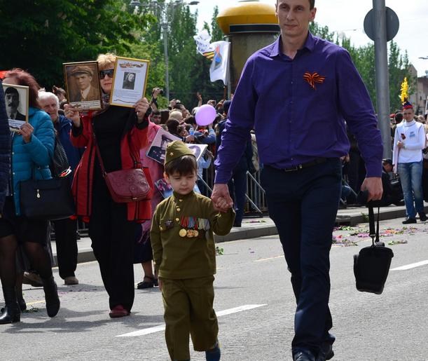 Парад Победы в Донецке