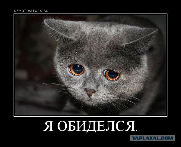 Я на вас обижусь.