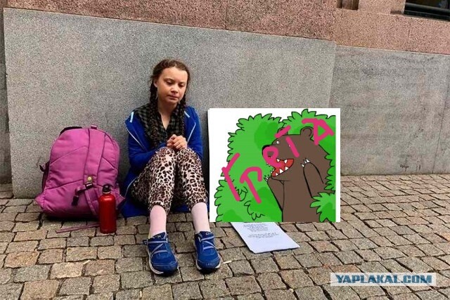 Ударим фотожабой по Грете Тунберг