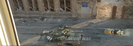 Пожар на ракетном крейсере "Москва"