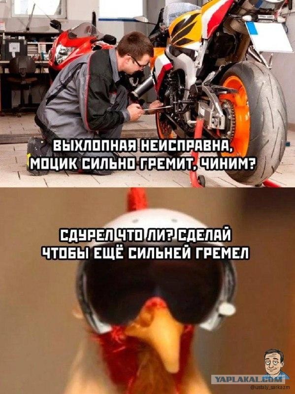На питбайке налетел на ловушку