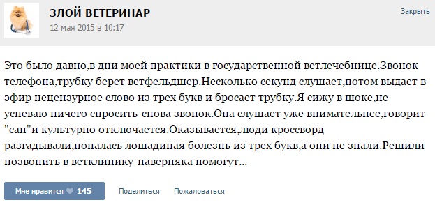 Истории от ветеринаров -6