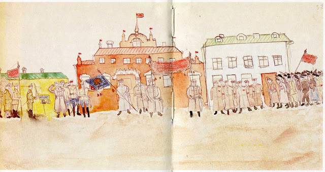 Революция 1917 года в рисунках детей-очевидцев