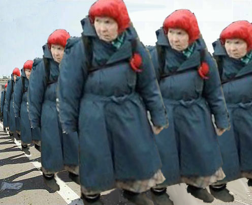 Фотожаба: Бесстрашная бабушка