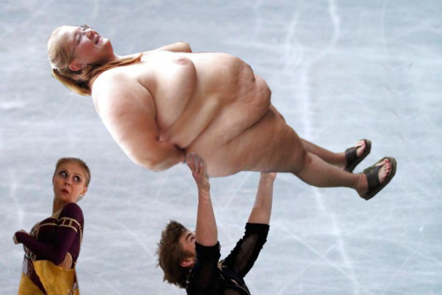 Фотожаба: Фигуристка