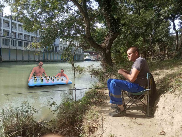 Фотожаба "Чуваки на отдыхе"