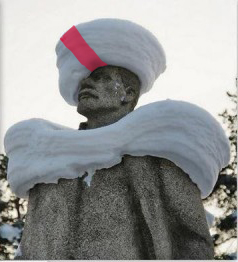 Снег и Ленин