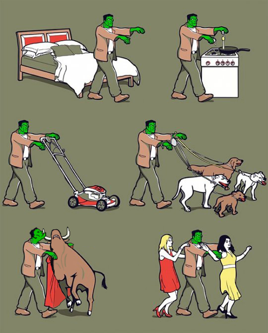 Один день из жизни Франкенштейна