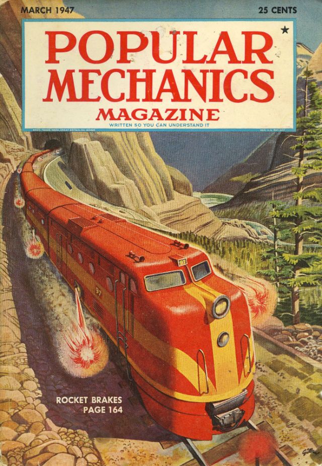 Технологическая утопия, которую мы потеряли: обложки журнала Popular Mechanics 30-х и 40-х годов