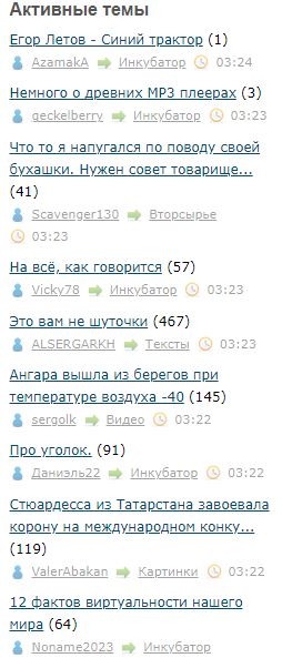 Про уголок.