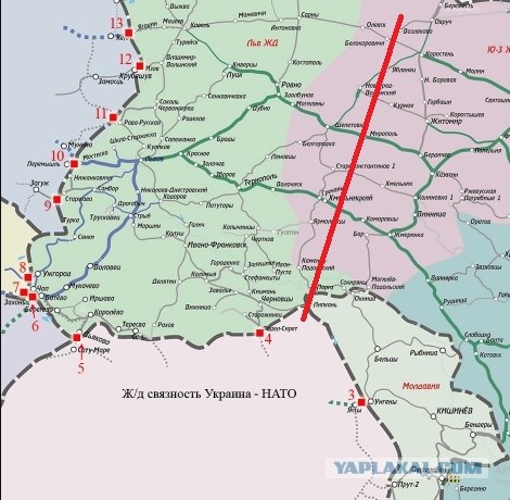 Роль железных дорог в военных поставках НАТО–Украина