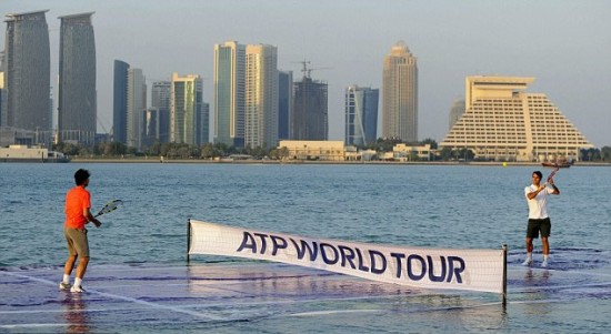 Теннис на воде