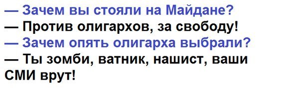 Народ Украины негодует