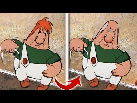 Герои мультфильмов спустя десятилетия