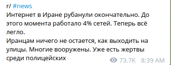 Что происходит в Иране последние дни?