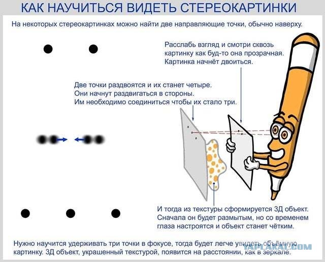 Стерео Картинки. Гнева пост