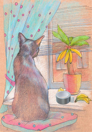 Мои нарисованные картинки с котиками