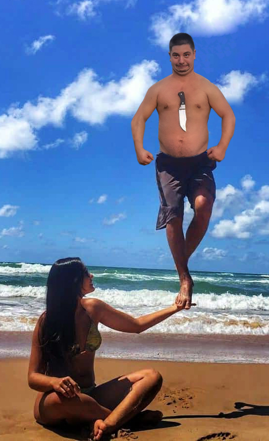 Фотожаба "Грозный пузан"