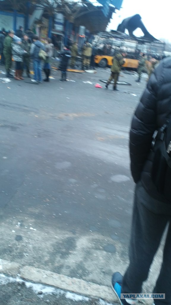 г. Донецк 11.02.2015 обстрел 18+