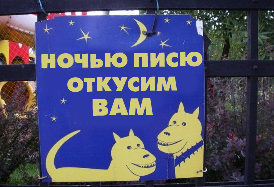 Фотожаба: Ночью парк стережем мы!