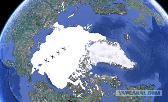 Cеверный полюс 2000 vs. 2010