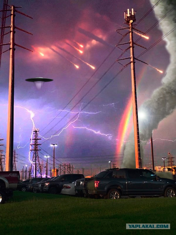 А всего-то просто хотел сфотать радугу...