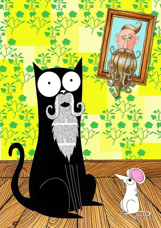 Рисованные киски