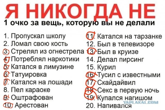 А сколько баллов у тебя?