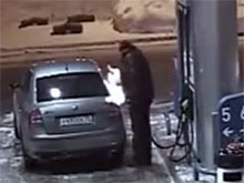 Взрыв авто во дворе