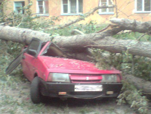 В Омске шторм!