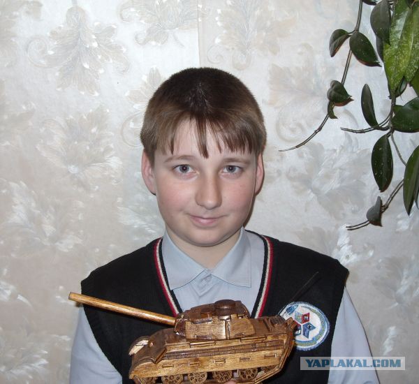 Очередная поделка сына.