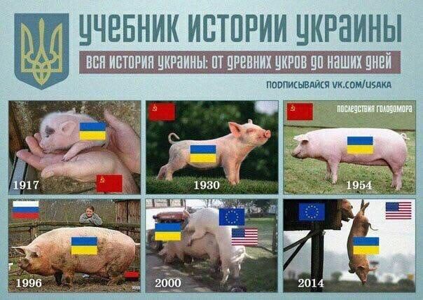 Территория Украины.Версия Российского Телевидения