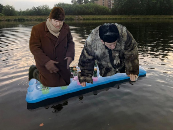 Фотожаба "Чуваки на отдыхе"