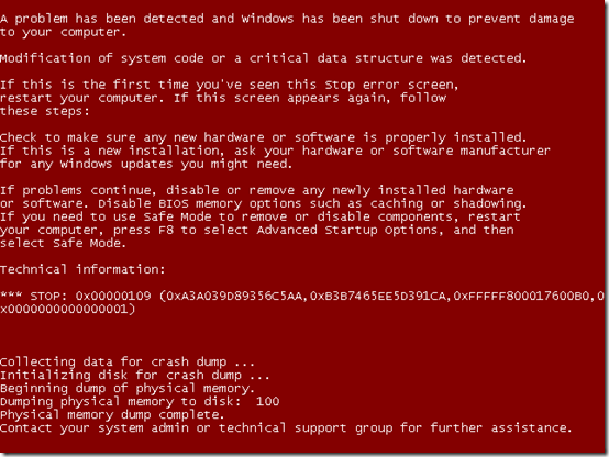 BSOD по-курски